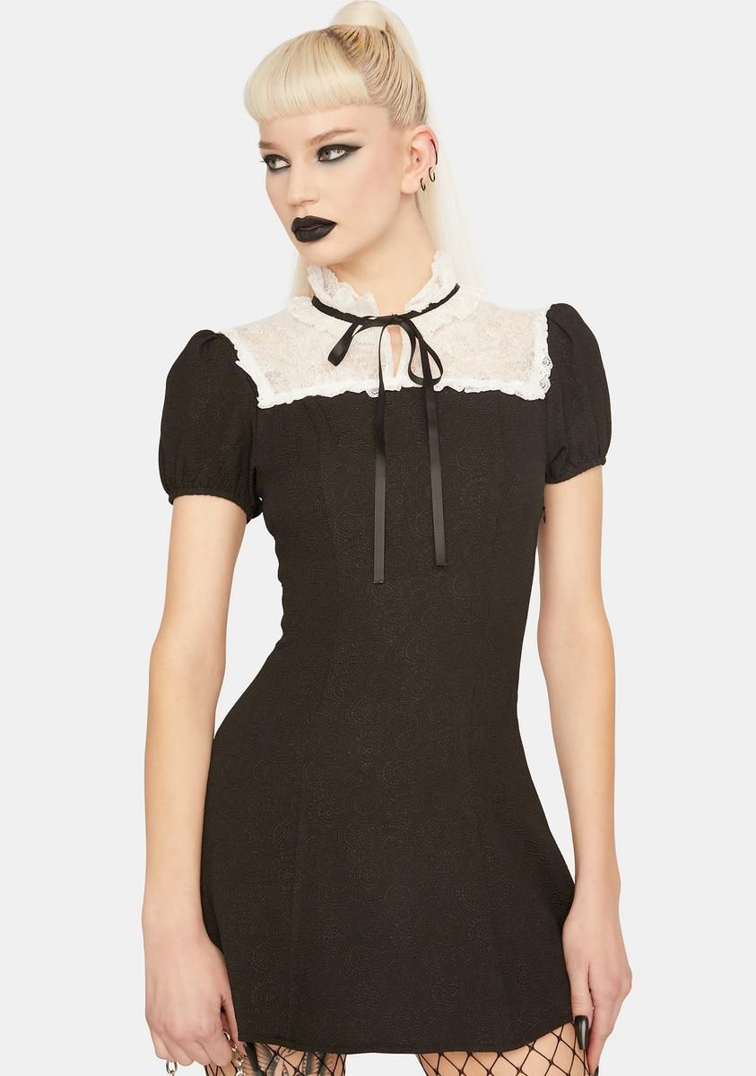 Collar Mini Dress sold by Dolls Kill product image thumbnail 2