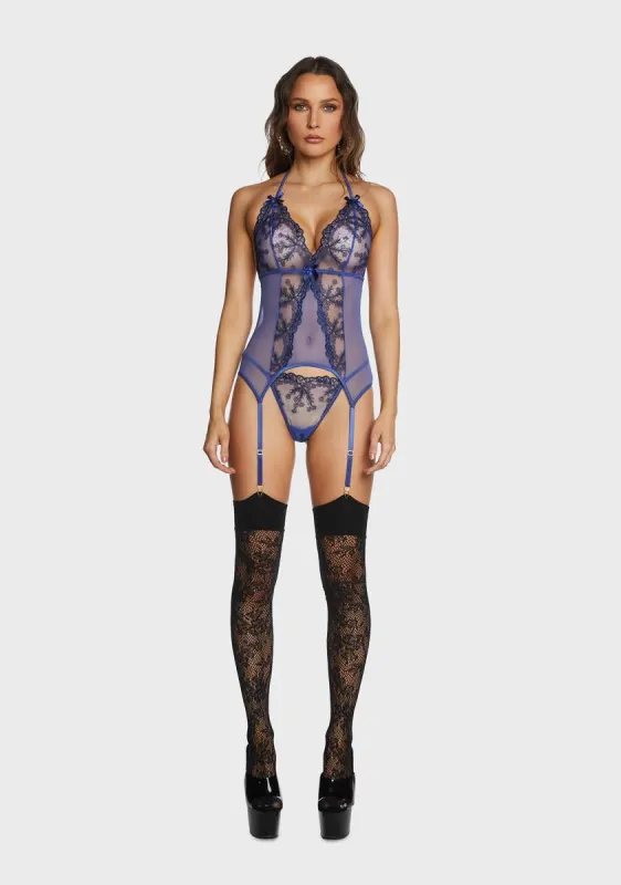 Lighter Than Air Lingerie Set sold by Dolls Kill