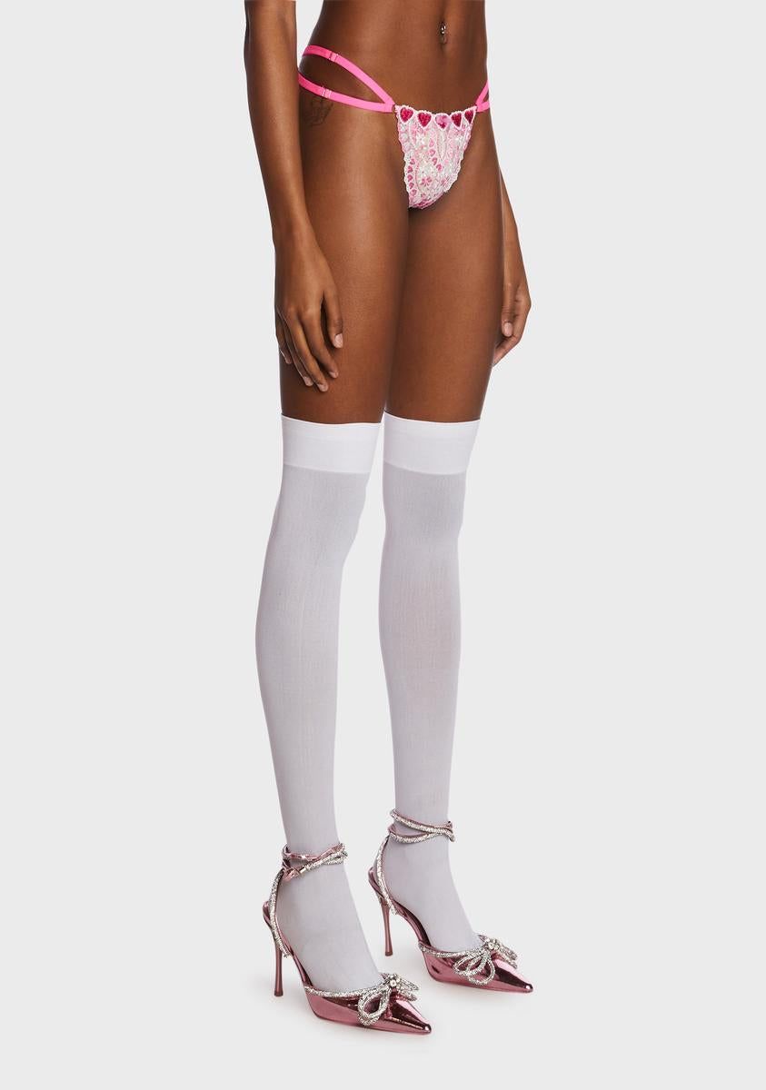 Heartbreaker Embroidered Thong sold by Dolls Kill product image thumbnail 3