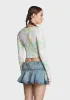 Floral Wrap Crop Top sold by Dolls Kill