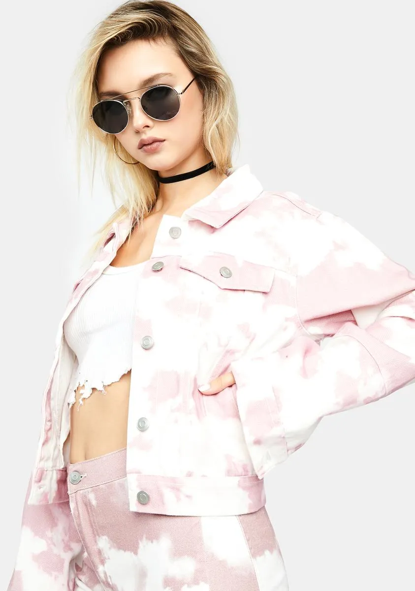 Make Me A Star Tie Dye Jacket sold by Dolls Kill product image thumbnail 2