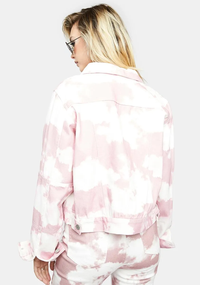 Make Me A Star Tie Dye Jacket sold by Dolls Kill product image thumbnail 4