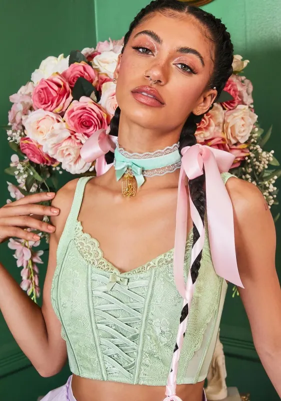 Gilded Beauty Bustier Top sold by Dolls Kill