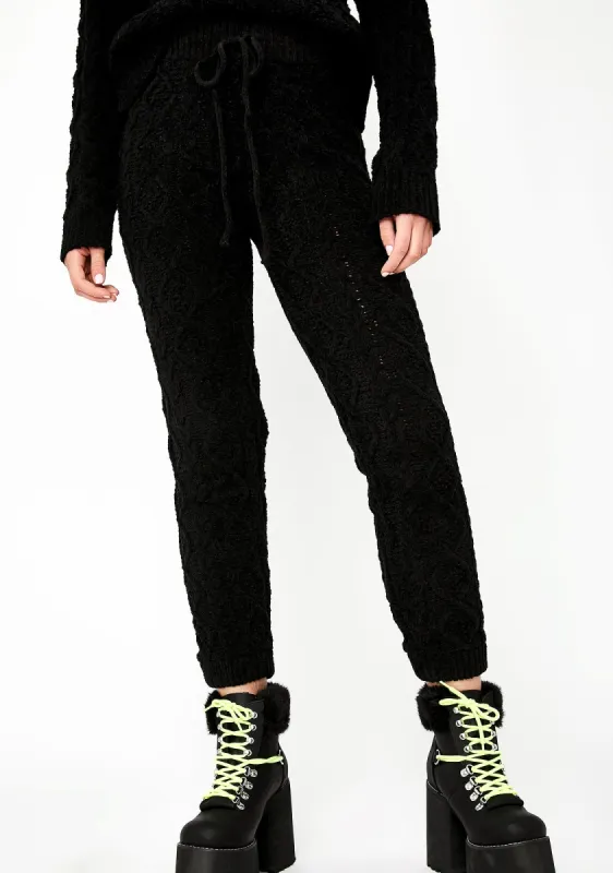 Lady Of Leisure Knit Pants sold by Dolls Kill