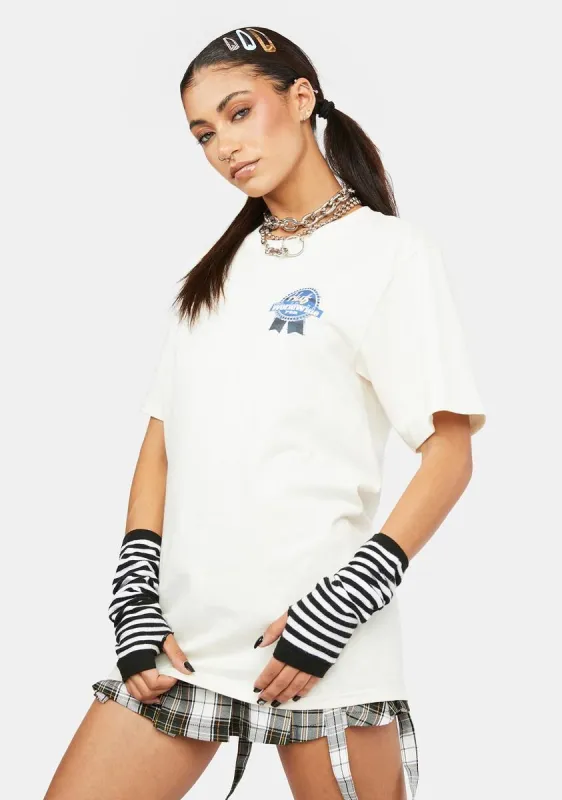 Chrome Ribbon Graphic Tee sold by Dolls Kill