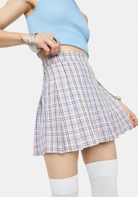 Girl Get Gone Plaid Mini Skirt sold by Dolls Kill