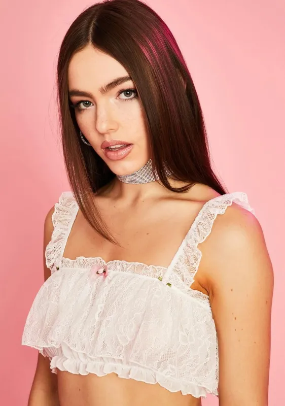 Extra Whip Lace Top sold by Dolls Kill