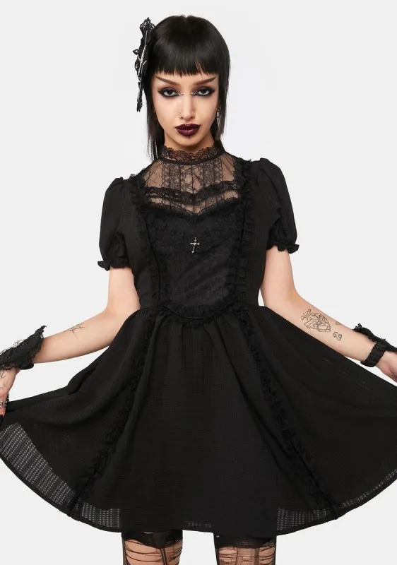 Puff Sleeve Mini Dress sold by Dolls Kill