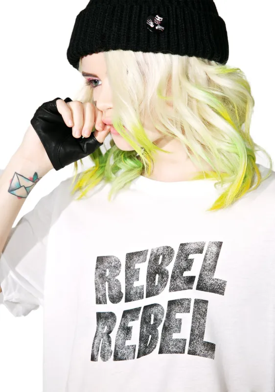 Rebel Rebel Tee sold by Dolls Kill