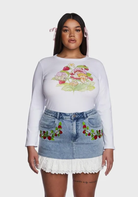 Plus World Of Friends Cropped Tee sold by Dolls Kill