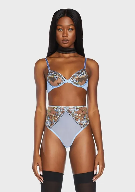 Mayla Plunge Bra sold by Dolls Kill