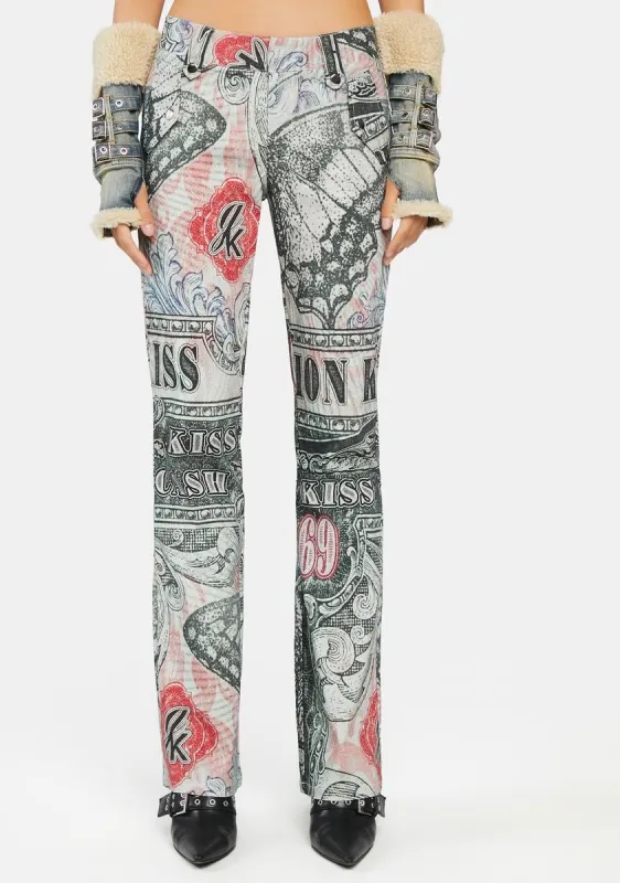 Billionaire Low Rise Pants sold by Dolls Kill