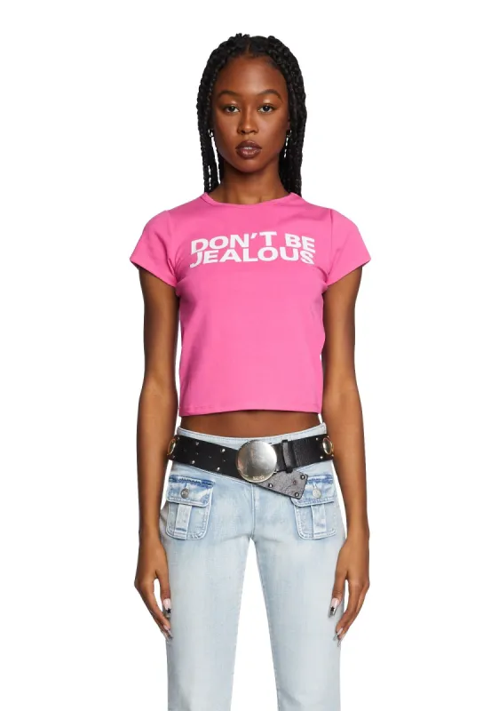 Jealousy Baby Tee sold by Dolls Kill