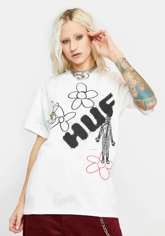 Outerbody Tie Dye Graphic Tee sold by Dolls Kill