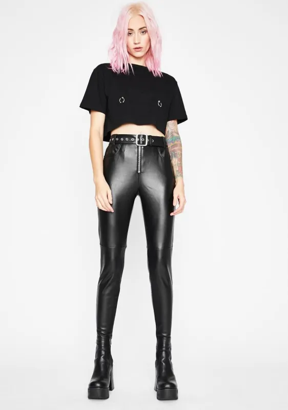 Devious Thoughts Skinny Pants sold by Dolls Kill