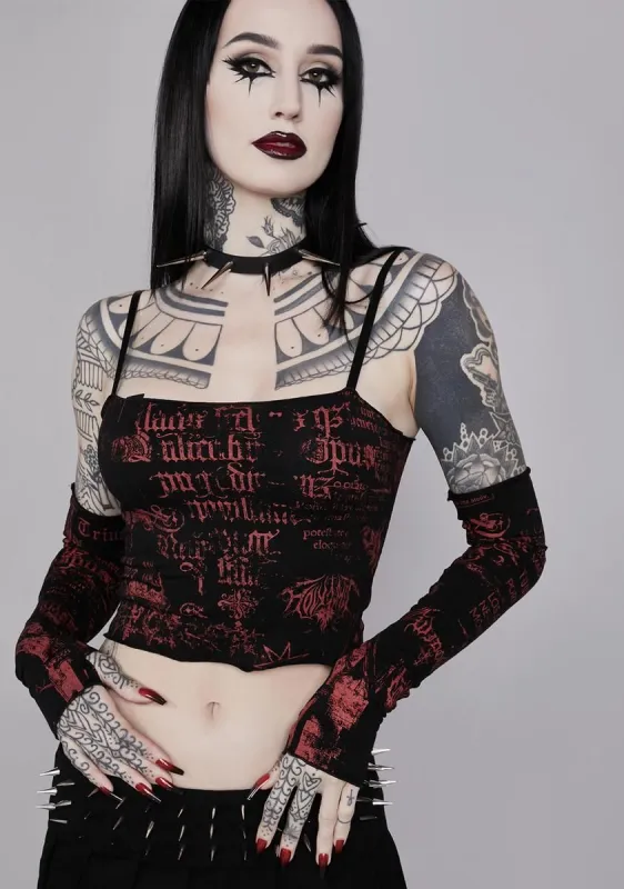 Pull Me Under Crop Top sold by Dolls Kill