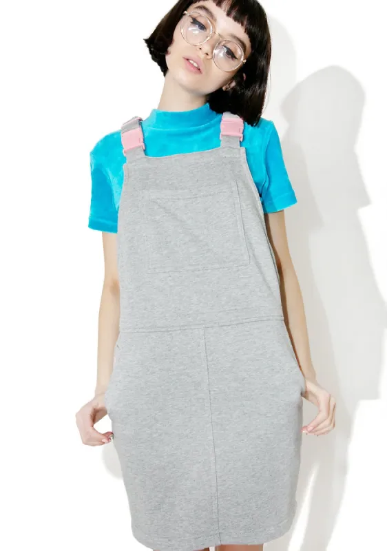 Clippy Dungaree Dress sold by Dolls Kill