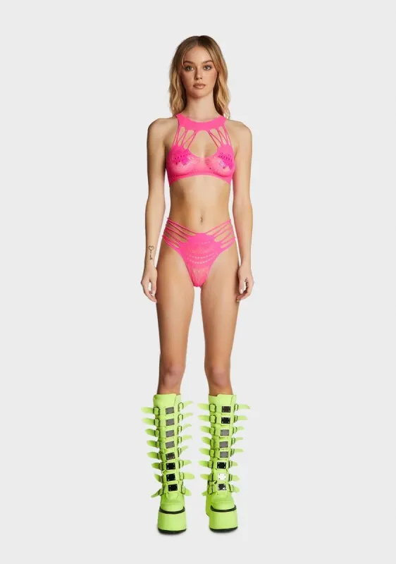 Unapologetically Sexy Bodystocking Set sold by Dolls Kill