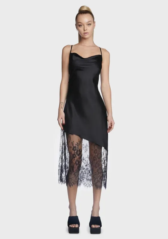 Take Me Out Midi Slip Dress sold by Dolls Kill
