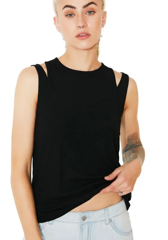 Sambu Crop Top - Blue/Grey sold by Dolls Kill