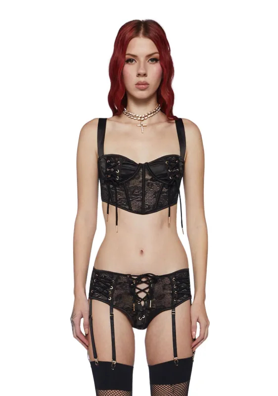 Burning Desire Lingerie Set sold by Dolls Kill