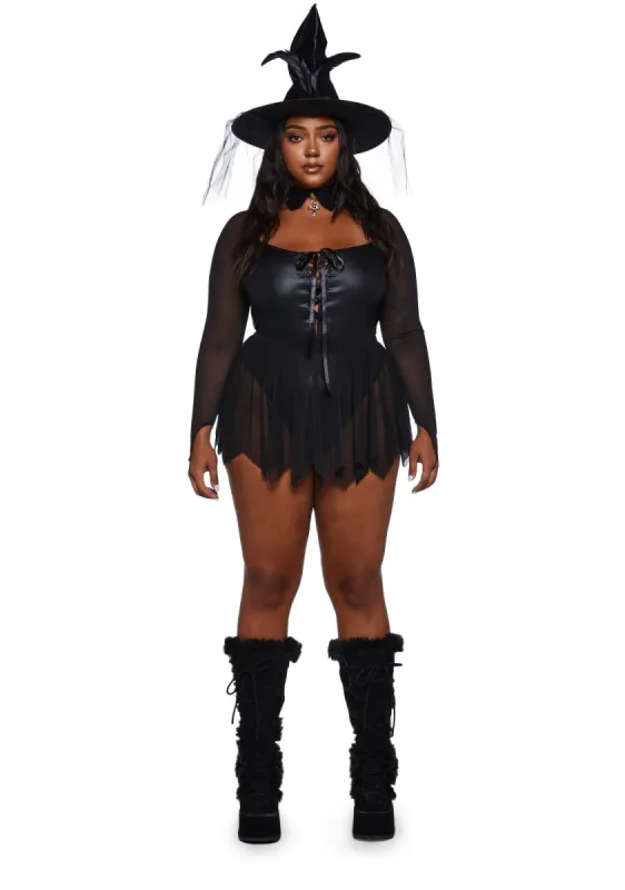 Plus In The Night Witch Costume sold by Dolls Kill