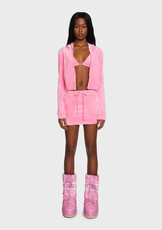 Sweet Chill Mode 3-Piece Velour Set sold by Dolls Kill