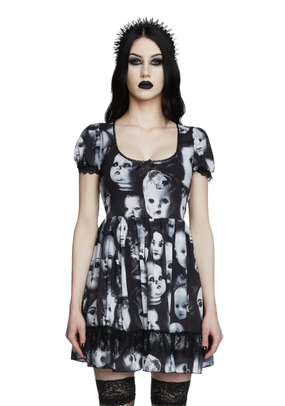 Wayward Souls Babydoll Dress sold by Dolls Kill