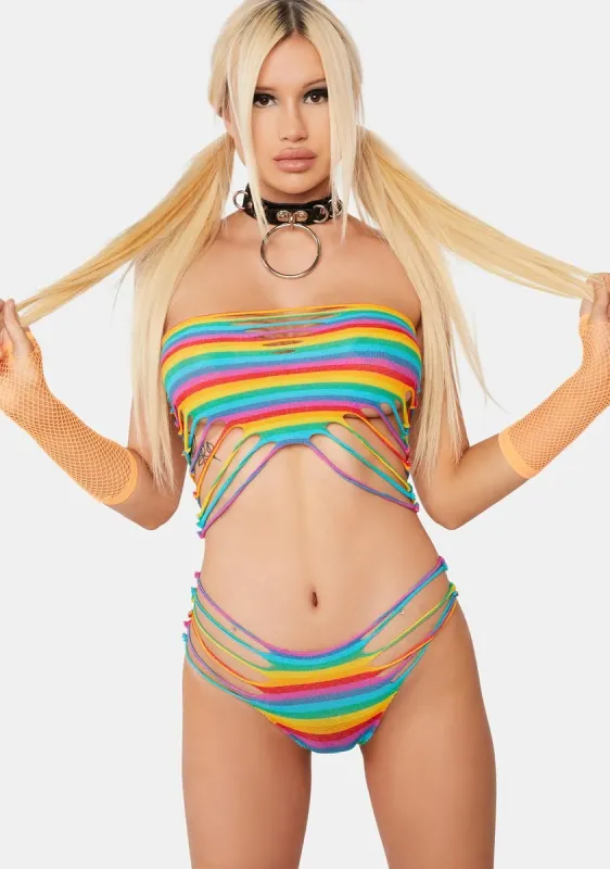 Get A Heart-On Lingerie Set sold by Dolls Kill