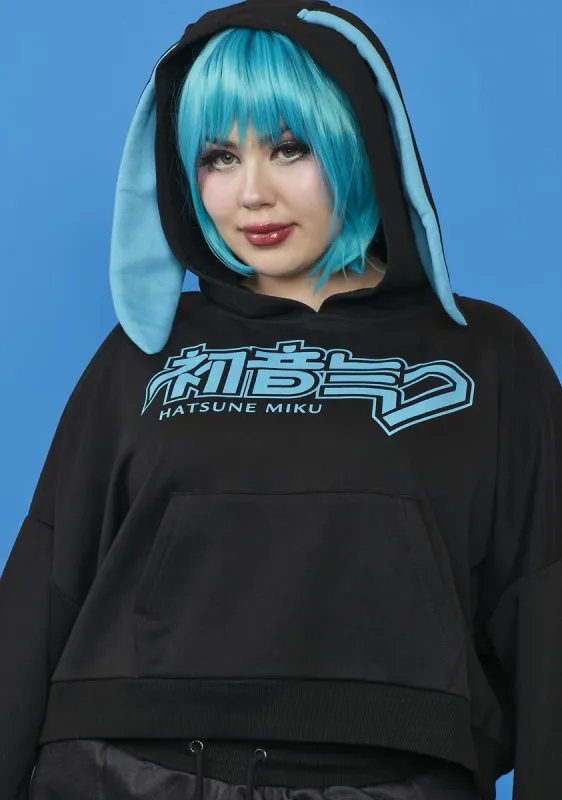 Plus Web Reality Bunny Hoodie sold by Dolls Kill