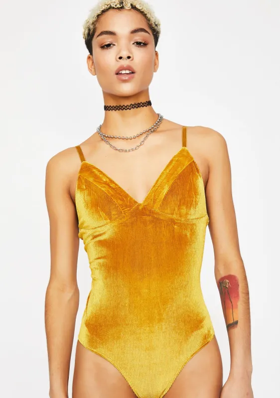 Glowin' Gals Velvet Bodysuit sold by Dolls Kill