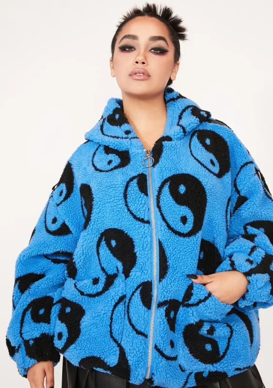 Plus Peace Of Mind Sherpa Jacket sold by Dolls Kill