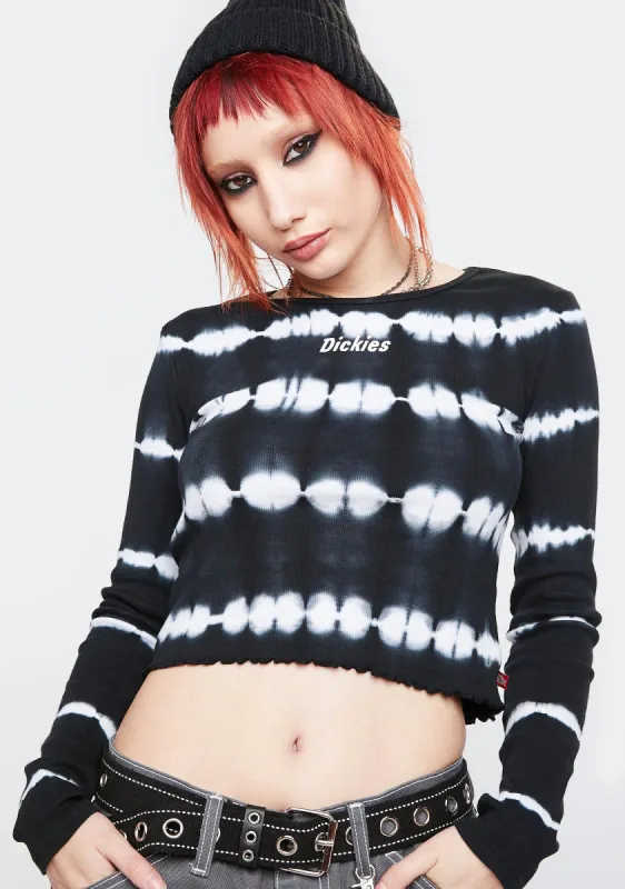 Tie Dye Long Sleeve Tee sold by Dolls Kill