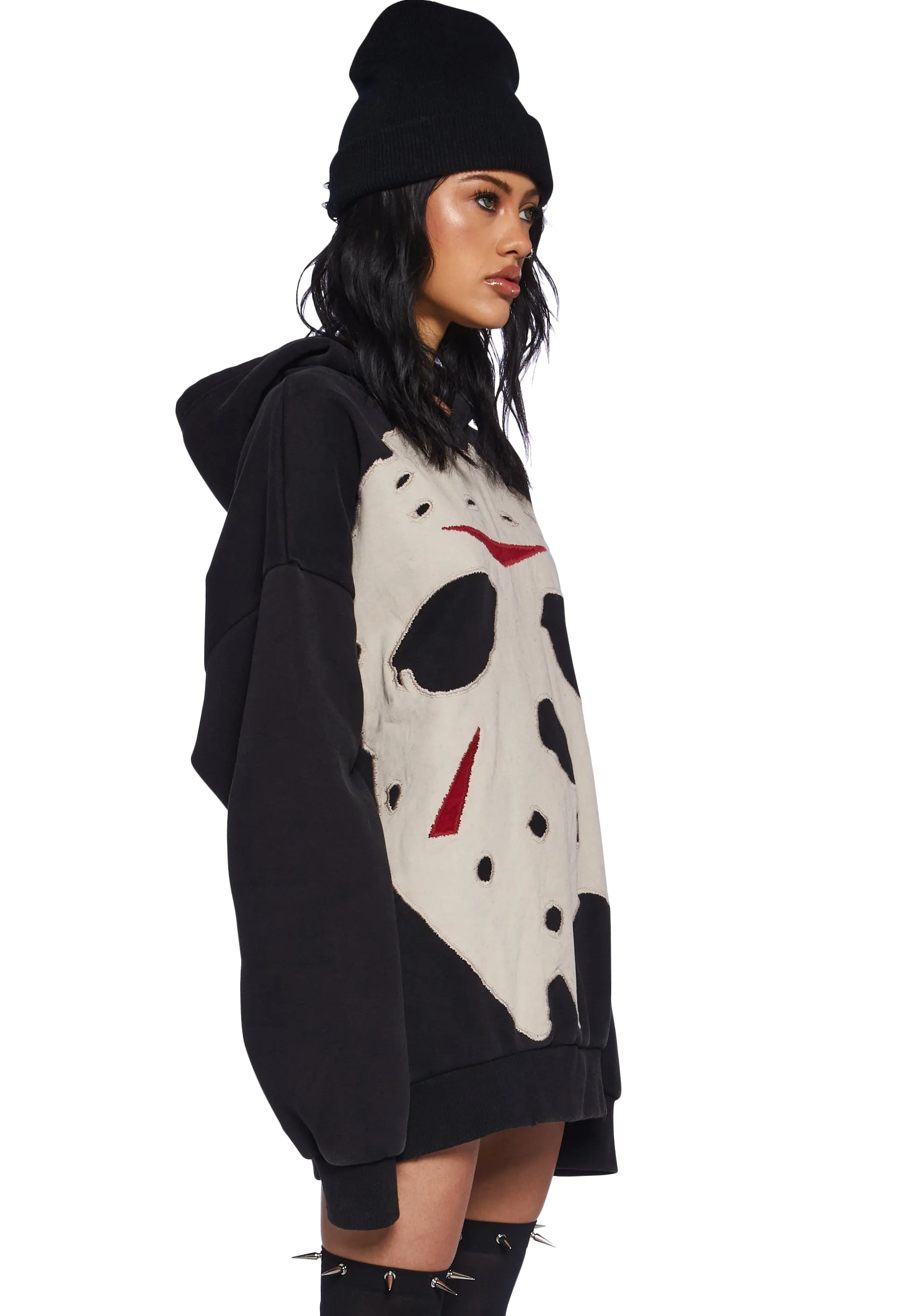 Vile Voorhees Oversized Hoodie sold by Dolls Kill product image thumbnail 3