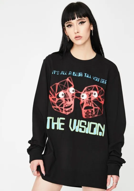 Vision Long Sleeve Tee sold by Dolls Kill