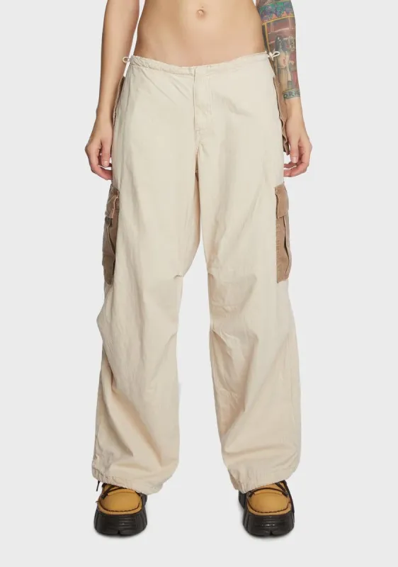 Contrast Cargo Pants sold by Dolls Kill