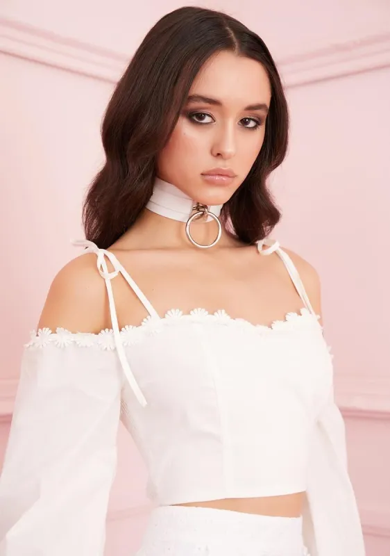 Lily Of The Valley Off The Shoulder Top sold by Dolls Kill
