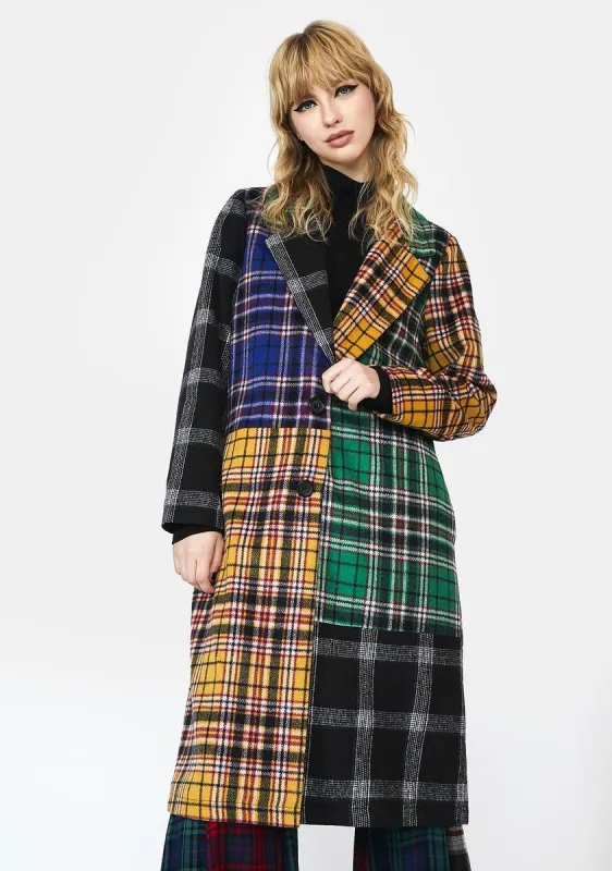 Academy Punk Plaid Jacket sold by Dolls Kill