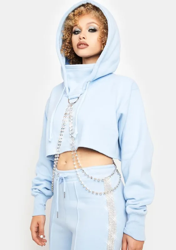 Cool Icy N' Dangerous Rhinestone Chain Hoodie sold by Dolls Kill