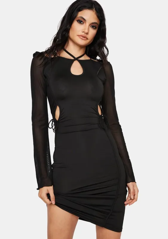 Rock Of Ages Cut Out Dress sold by Dolls Kill
