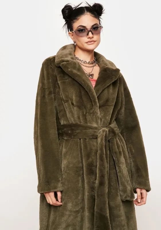 Jolene Faux Fur Coat sold by Dolls Kill