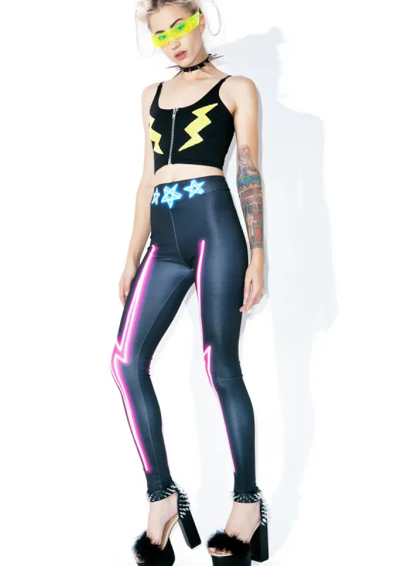 Nine Lives Leggings sold by Dolls Kill