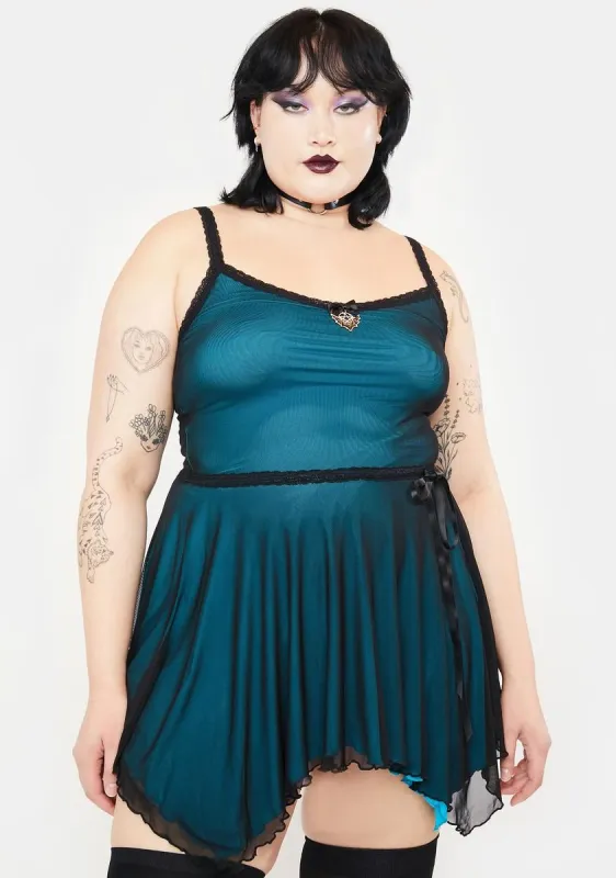 Plus Woodland Stroll Mini Dress sold by Dolls Kill