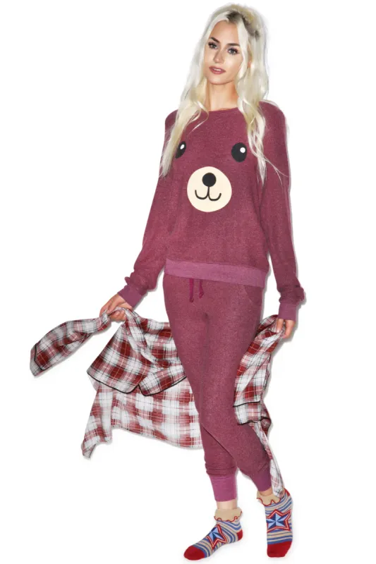 Teddy Girl Baggy Beach Jumper sold by Dolls Kill