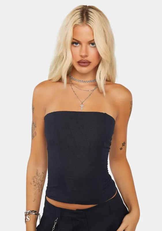 Berkeley Blue Catalonia Tube Top sold by Dolls Kill