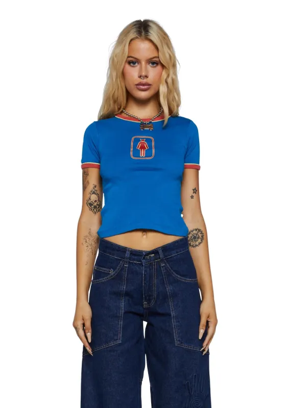 She Devil Ringer Tee made by Dolls Kill