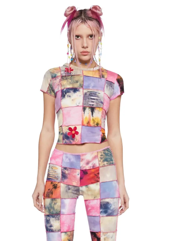 Daydream Dimension Baby Tee sold by Dolls Kill