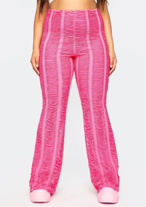 Plus Babe Don't Get Technical Distressed Pants sold by Dolls Kill
