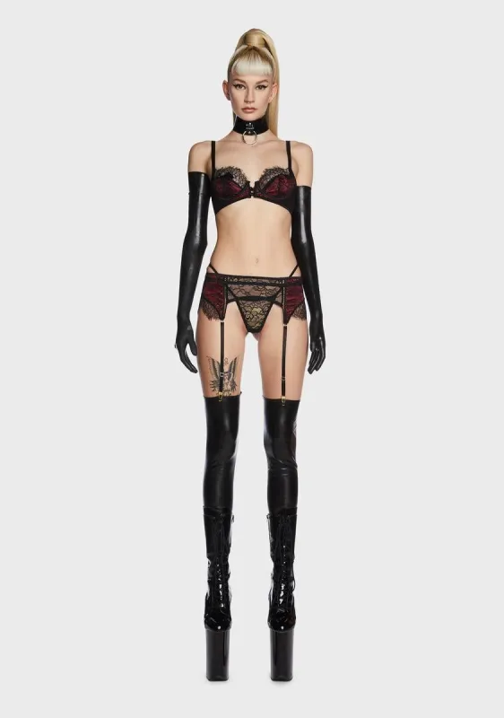 Last Of Desires Lingerie Set sold by Dolls Kill
