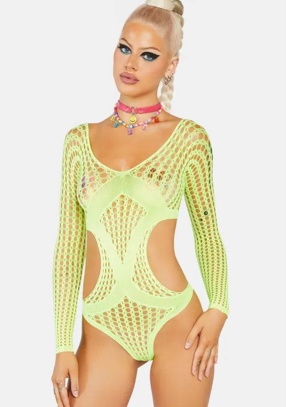 Electric Love Crochet Teddy sold by Dolls Kill